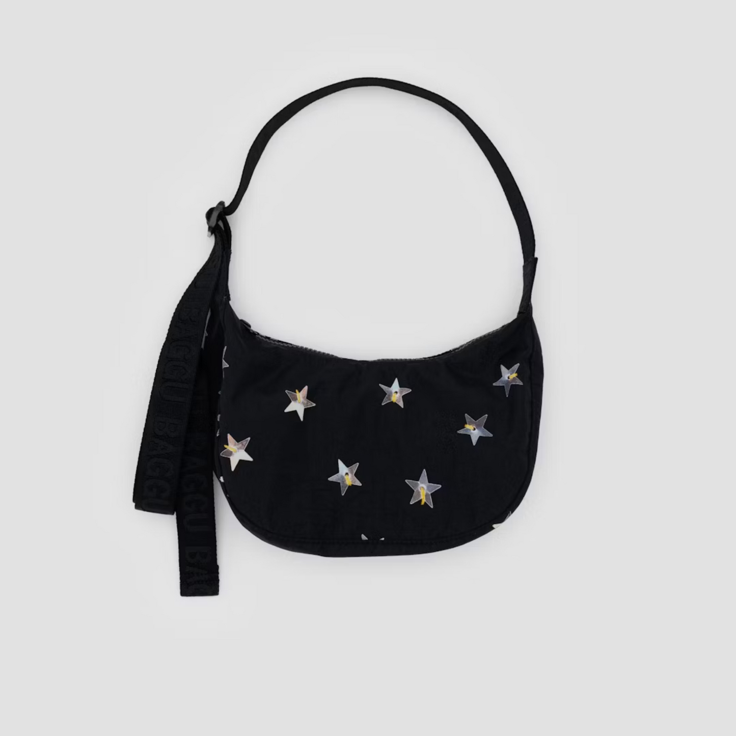 Small Nylon Crescent Bag Stars