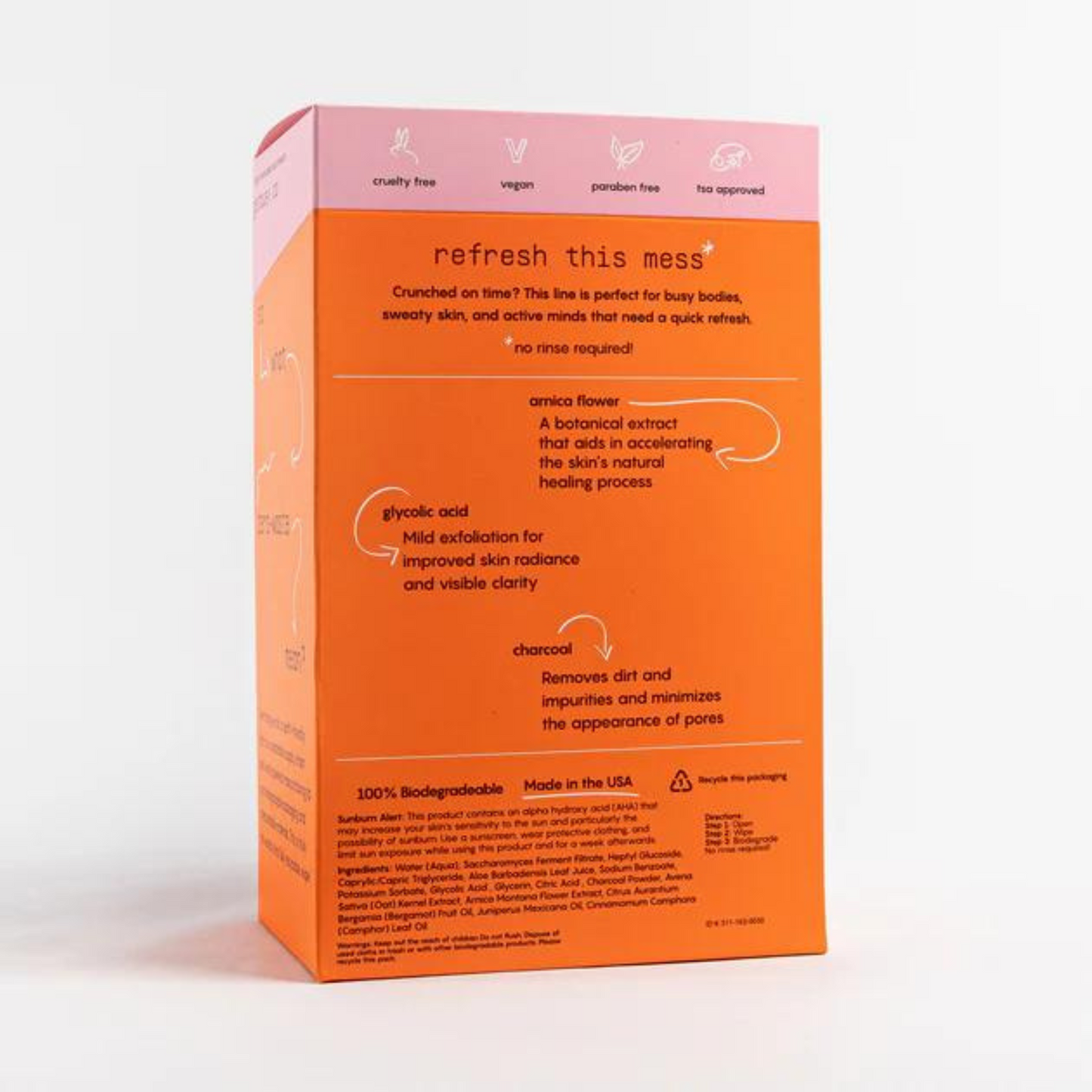 Body Wipes Clarifying Citrus