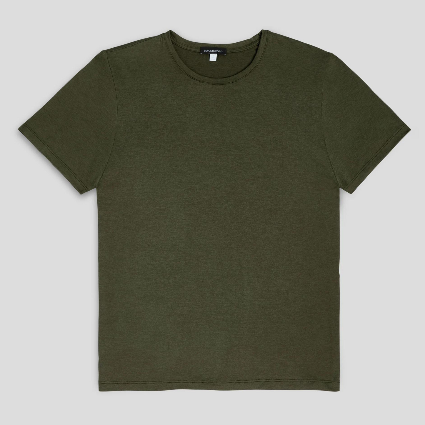 Mens Always Beyond Crew Tee Beyond Olive Heather