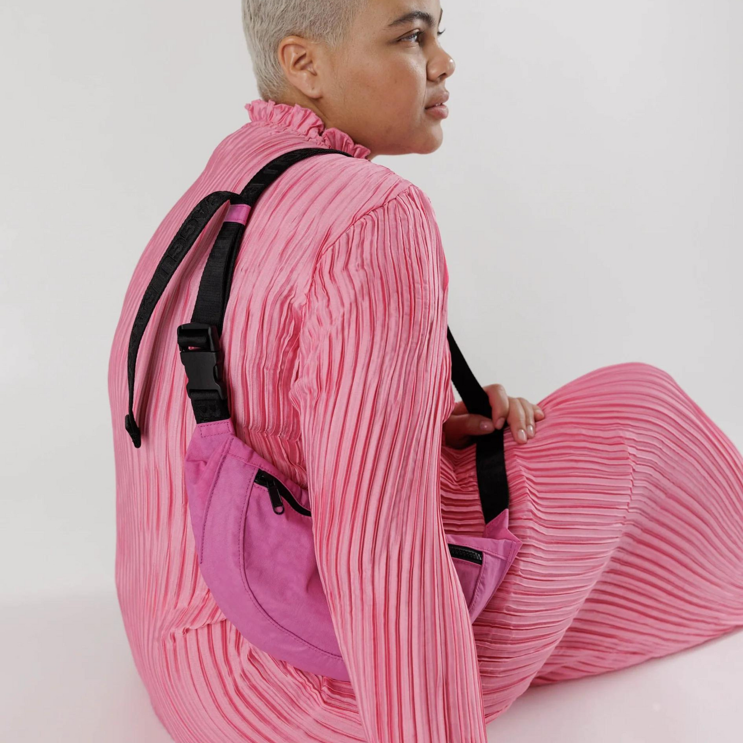 Crescent Fanny Pack Extra Pink