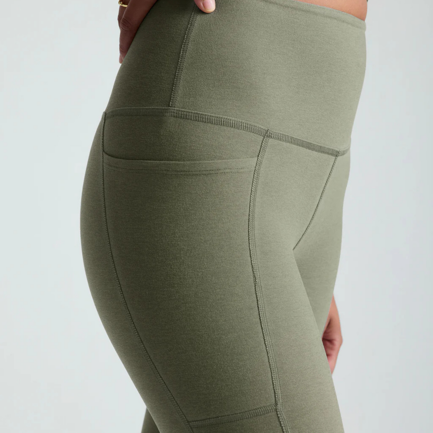 Out of Pocket Midi Grey Sage Heather