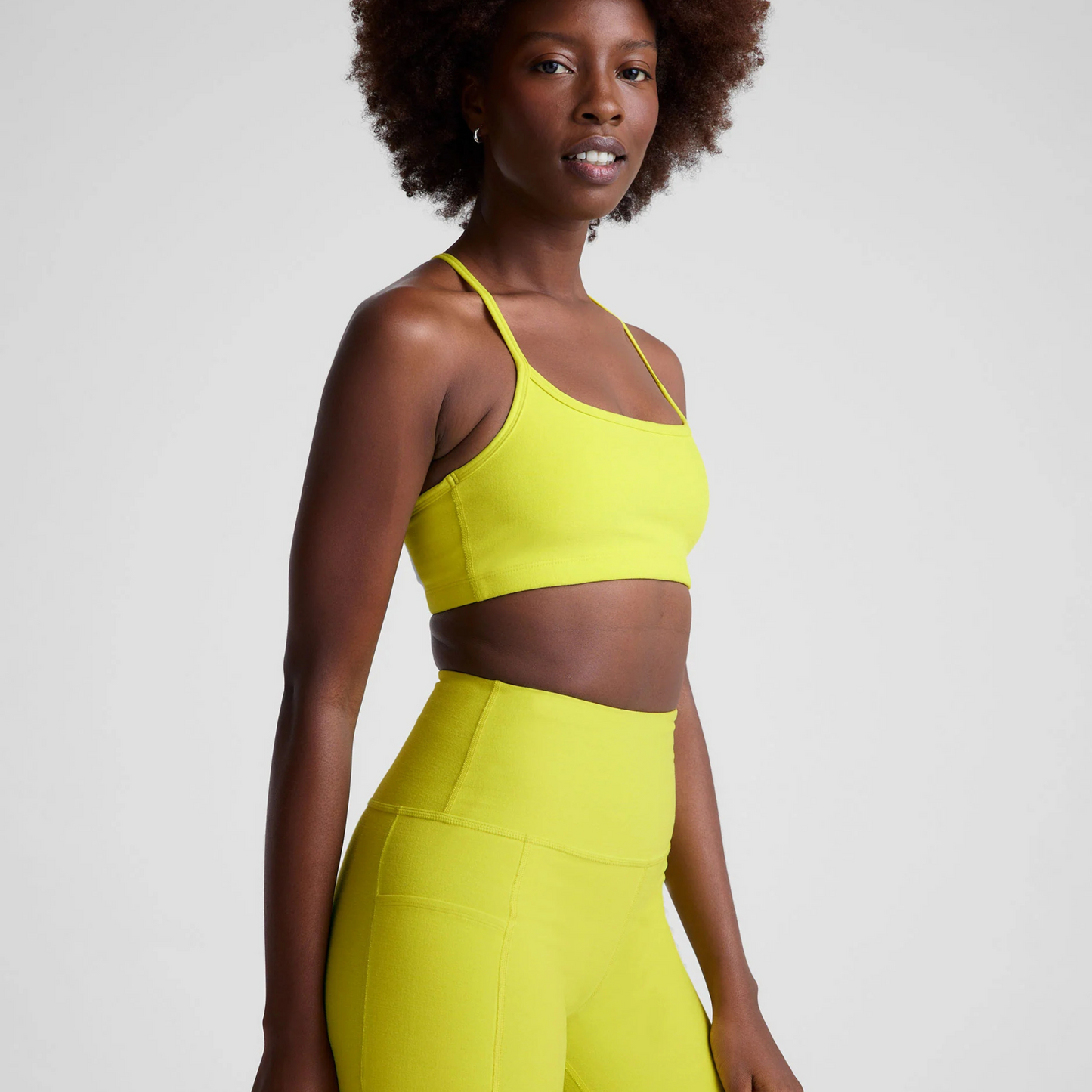 Spacedye Slim Racerback Bra Citrus Pop