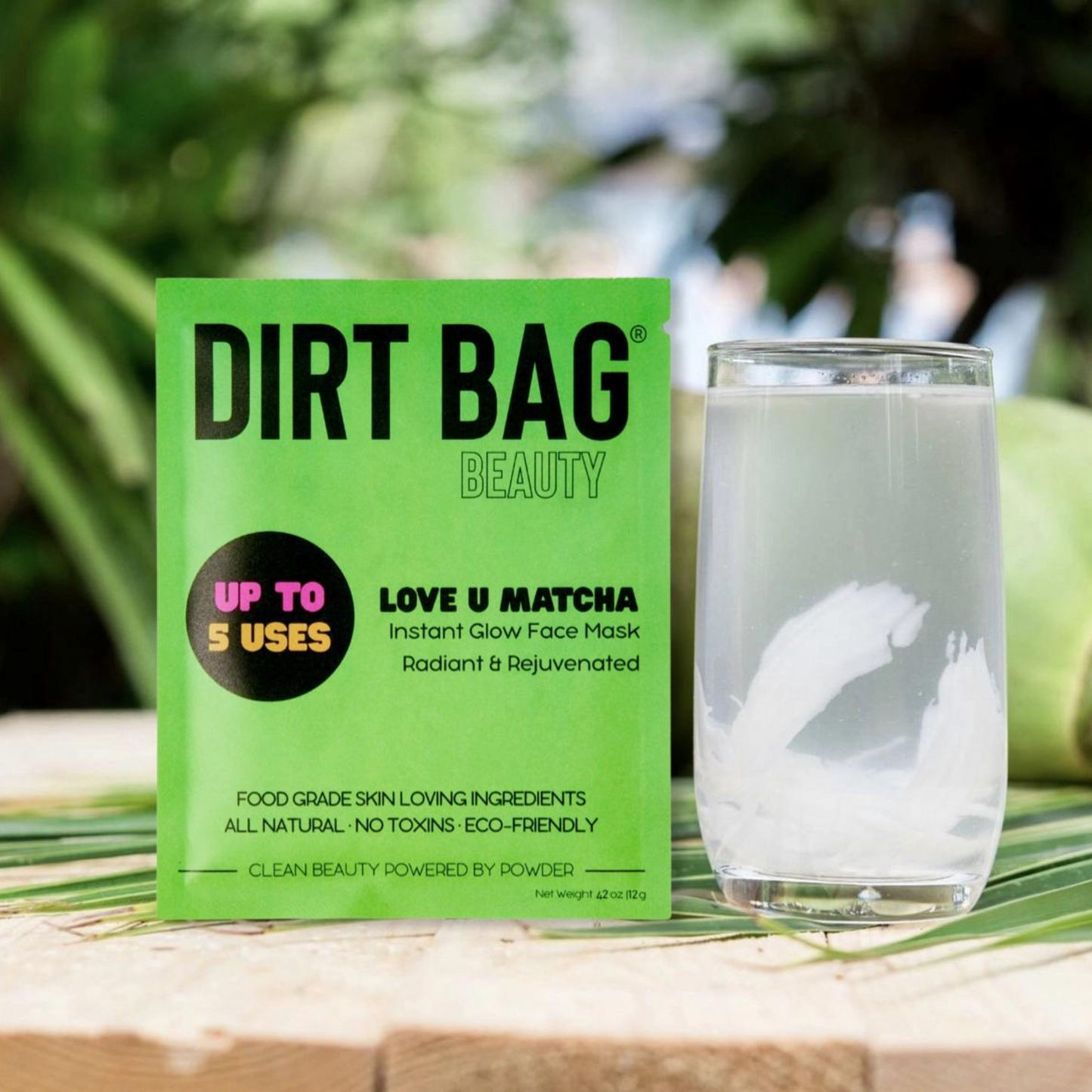 Love U Matcha Powder Face Mask
