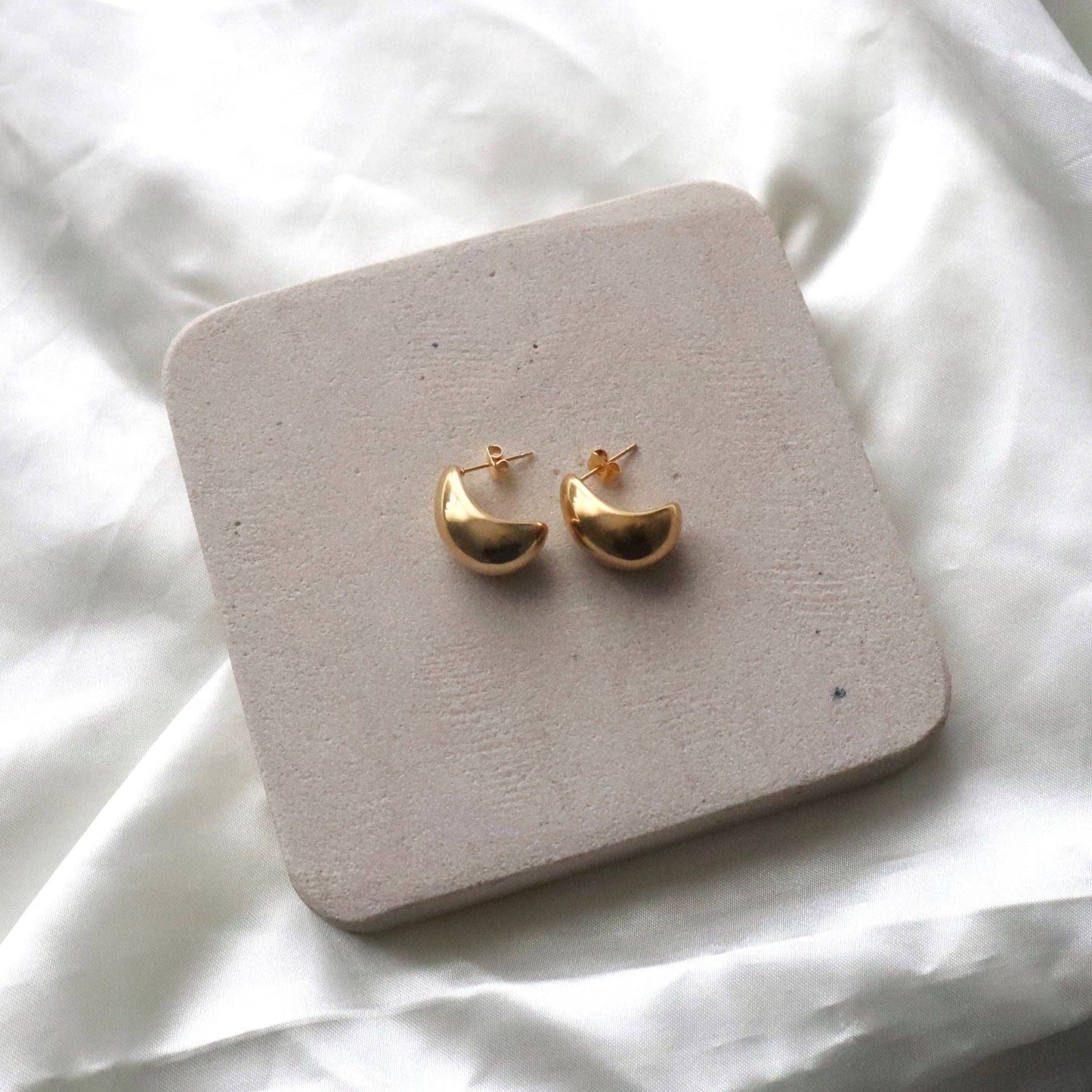 Crescent Earrings | Statement Earrings