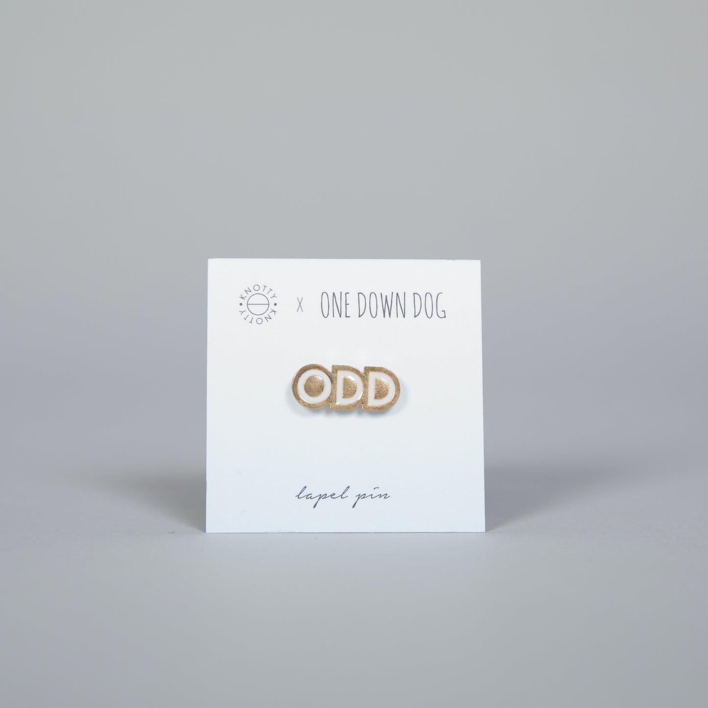 ODD lapel pin