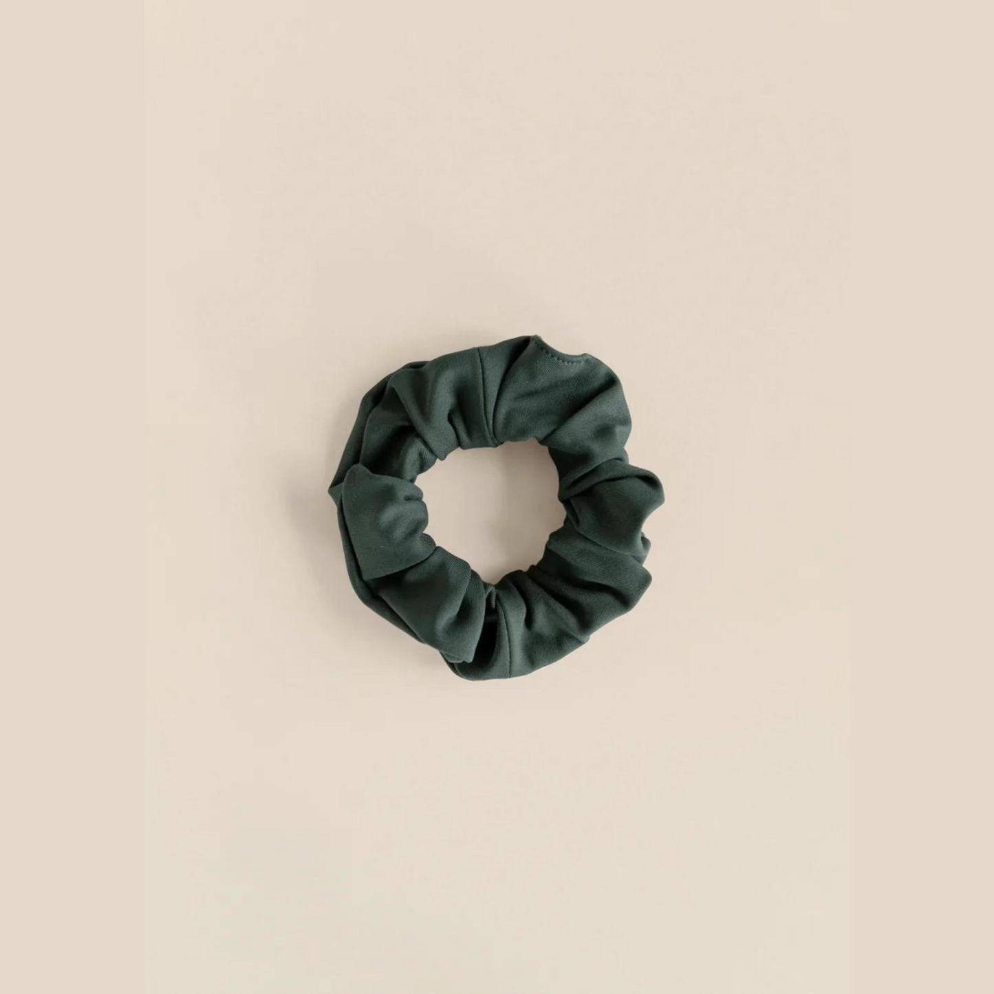 dark green hair scrunchie