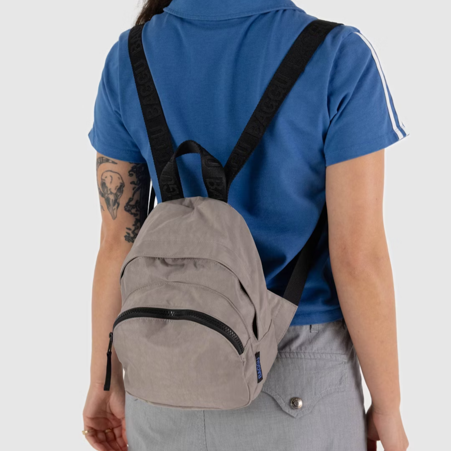 Mini Nylon Backpack Dove