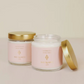 Rose Quartz Crystal Love Candle