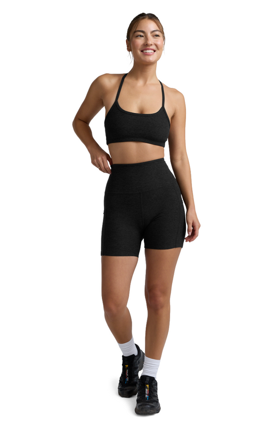 Keep Pace POCKET Biker Short 5" - Darkest Night