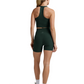 Keep Pace Biker Short 5" Dark Spruce Green Heather