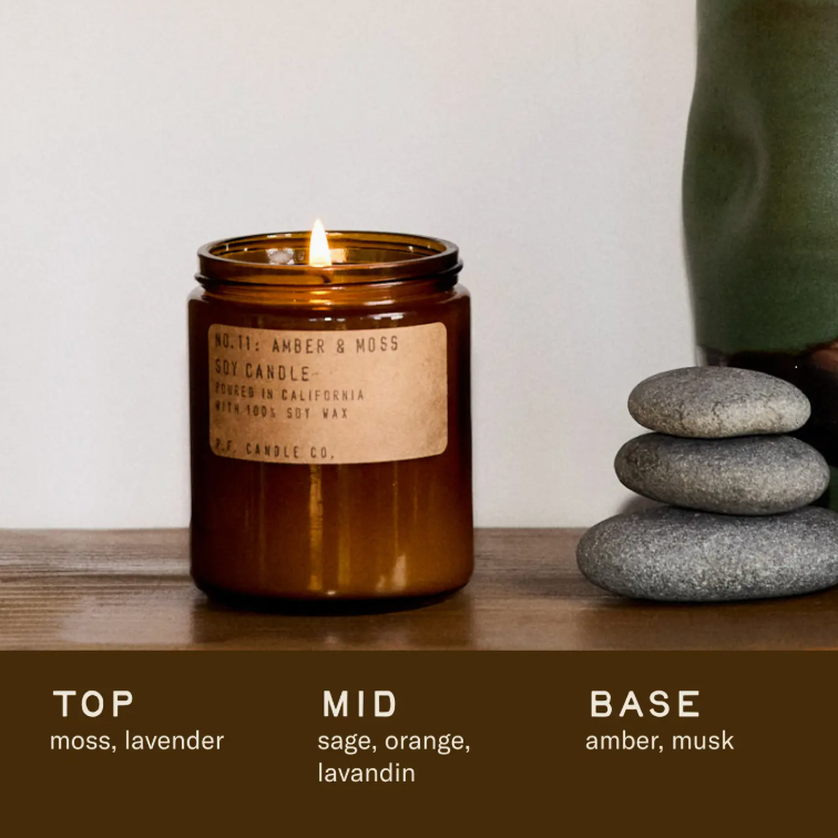 Standard Candle Amber & Moss