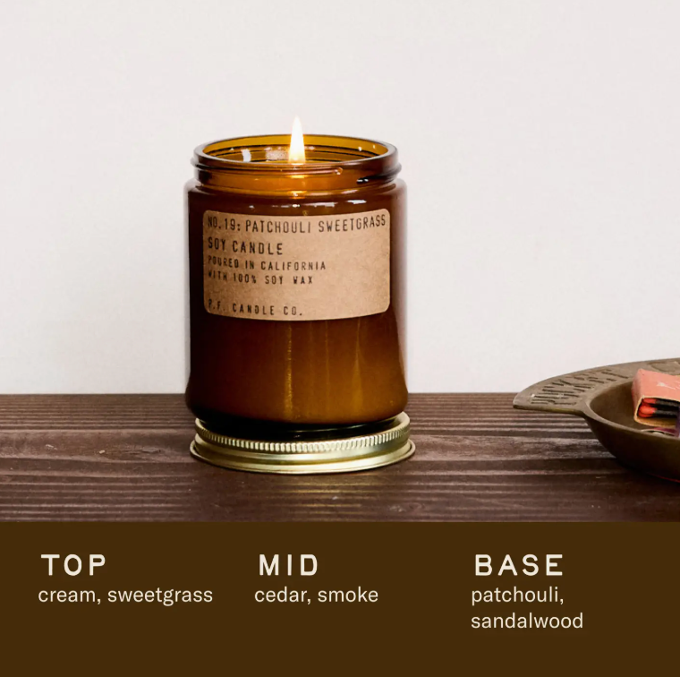 Standard Candle Patchouli Sweetgrass