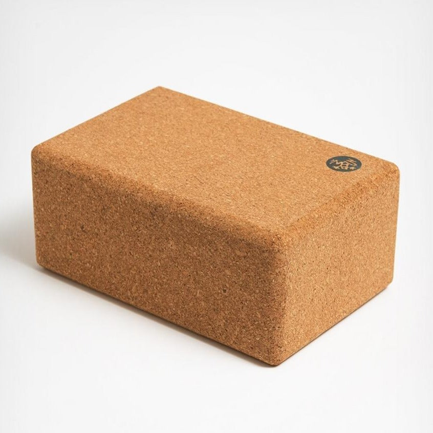 rectangular cork yoga block