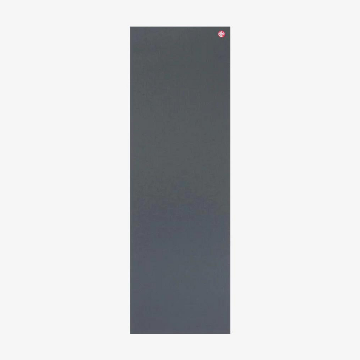 dark grey manduka prolite yogamat rolled flat