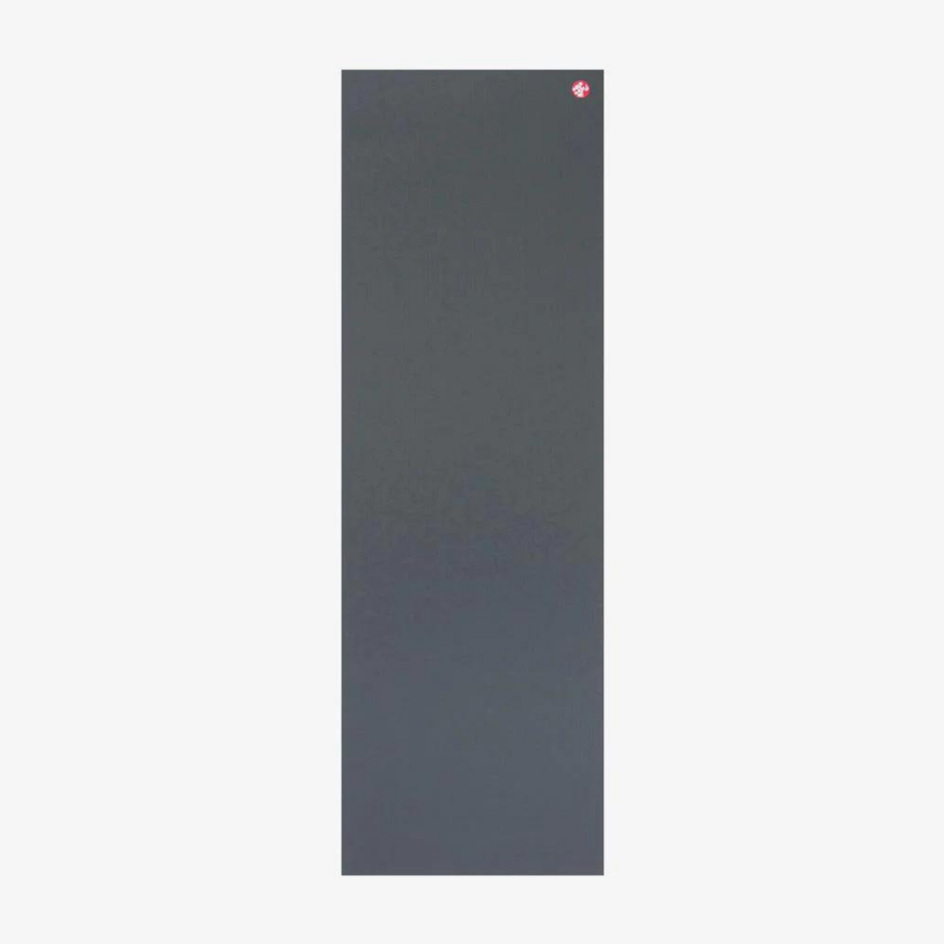 dark grey manduka prolite yogamat rolled flat